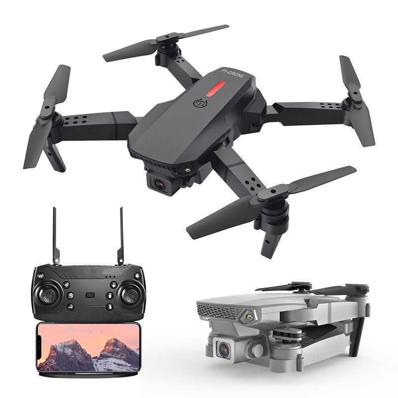 Drone Pieghevole 4K con Doppia Fotocamera e Telecomando